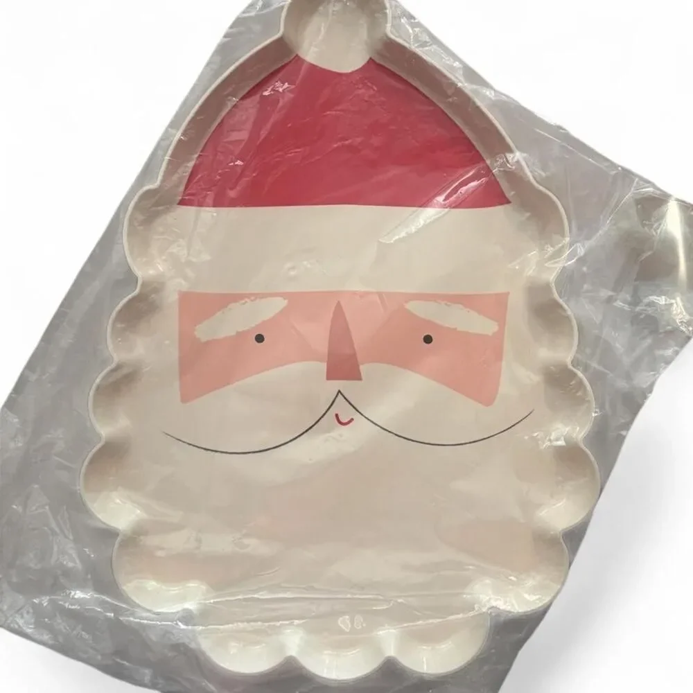 My Mind's Eye SANTA Melamine Christmas Tray, hosting/party/serving